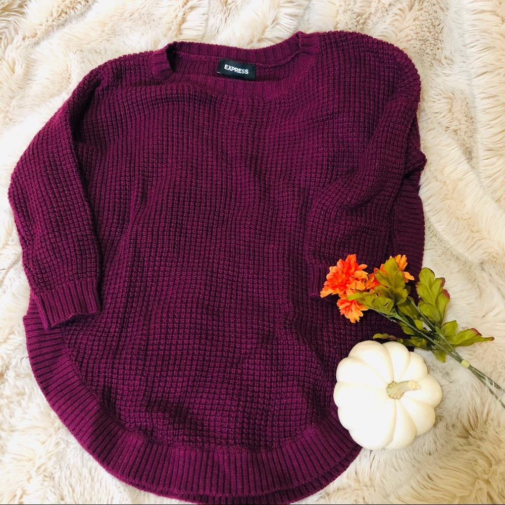 XXS Express Sweater Wine/Mulberry